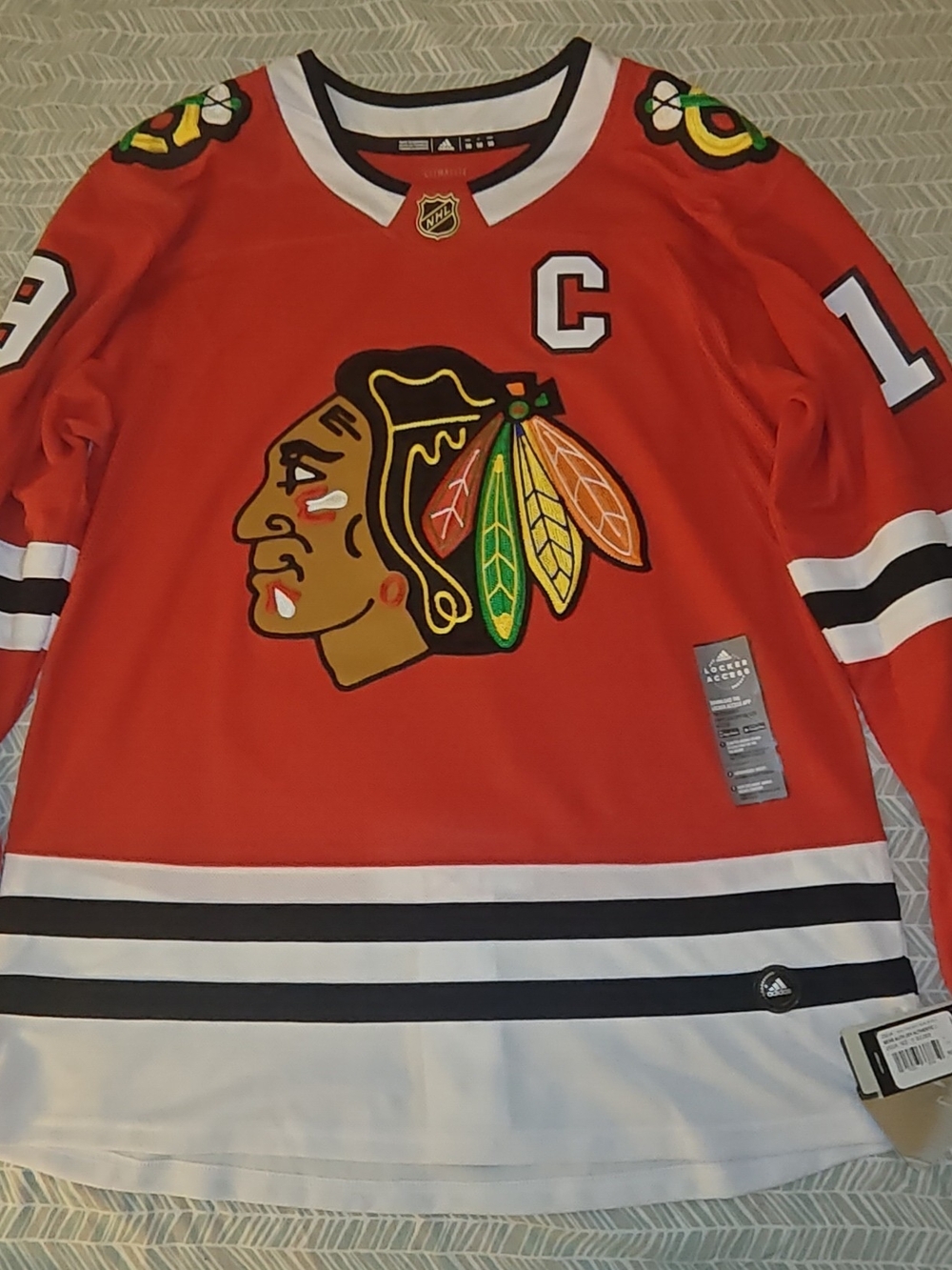 Chicago Blackhawks Toews Jersey - Adidas